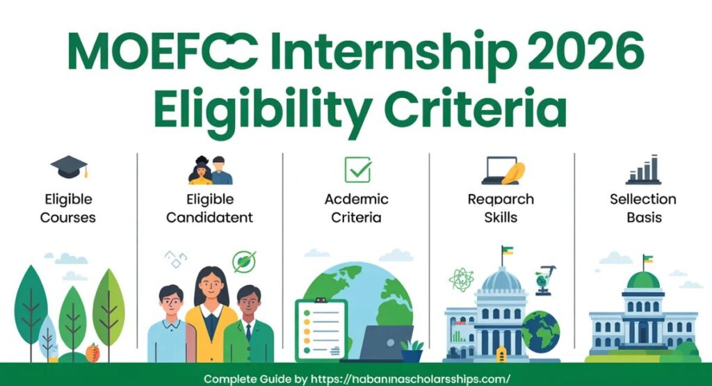 MoEFCC Internship 2026 Eligibility Criteria