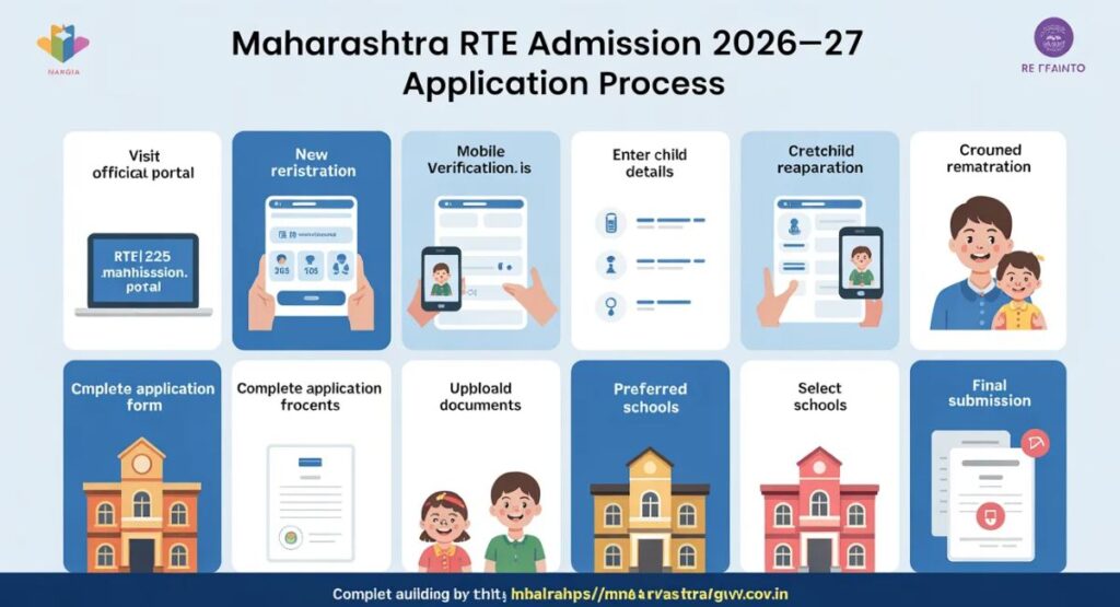 Maharashtra RTE Admission 2026-27 Apply Online Process