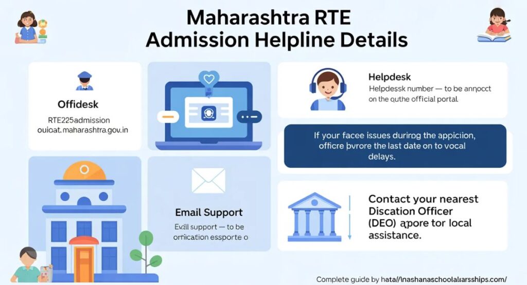 Maharashtra RTE Admission Helpline Details