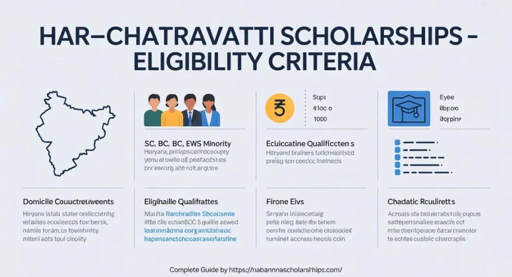 Har-Chhatravratti Scholarships – Eligibility Criteria