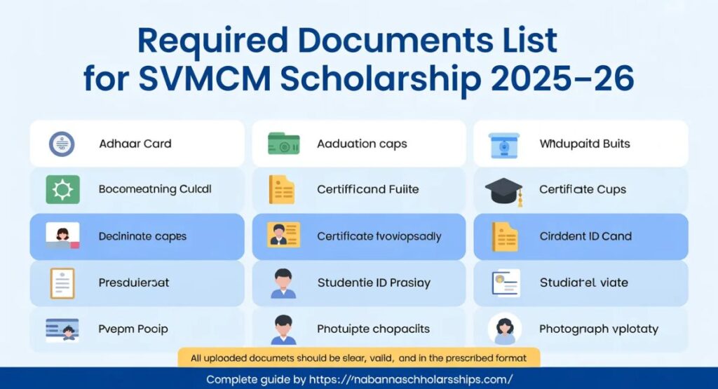 Documents Required for Fresh Application