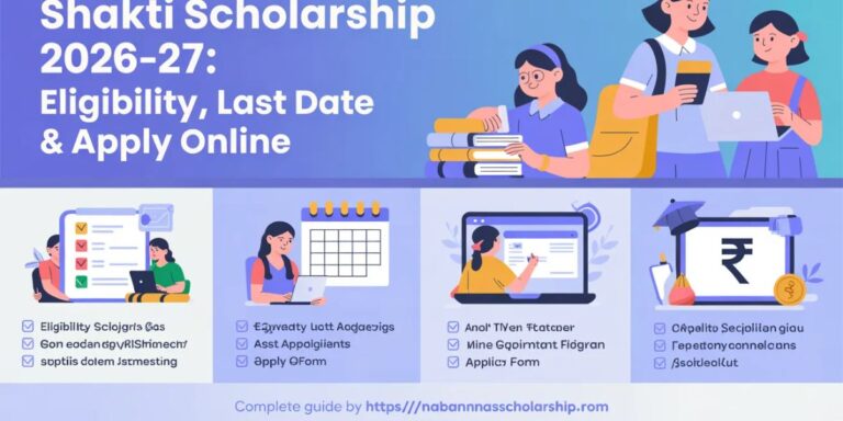 Shakti Scholarship 2026-27: Eligibility, Last Date & Apply Online