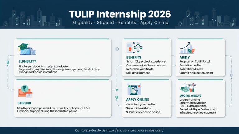 TULIP Internship 2026: Eligibility, Benefits, Apply Online