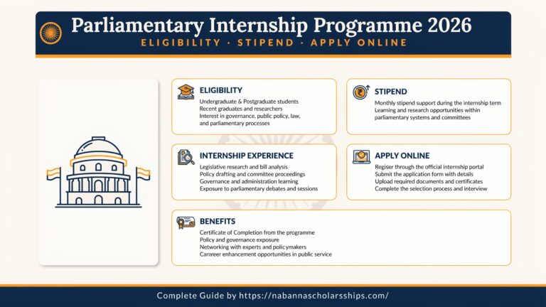 Parliamentary Internship Programme 2026: Eligibility, Stipend & Apply 