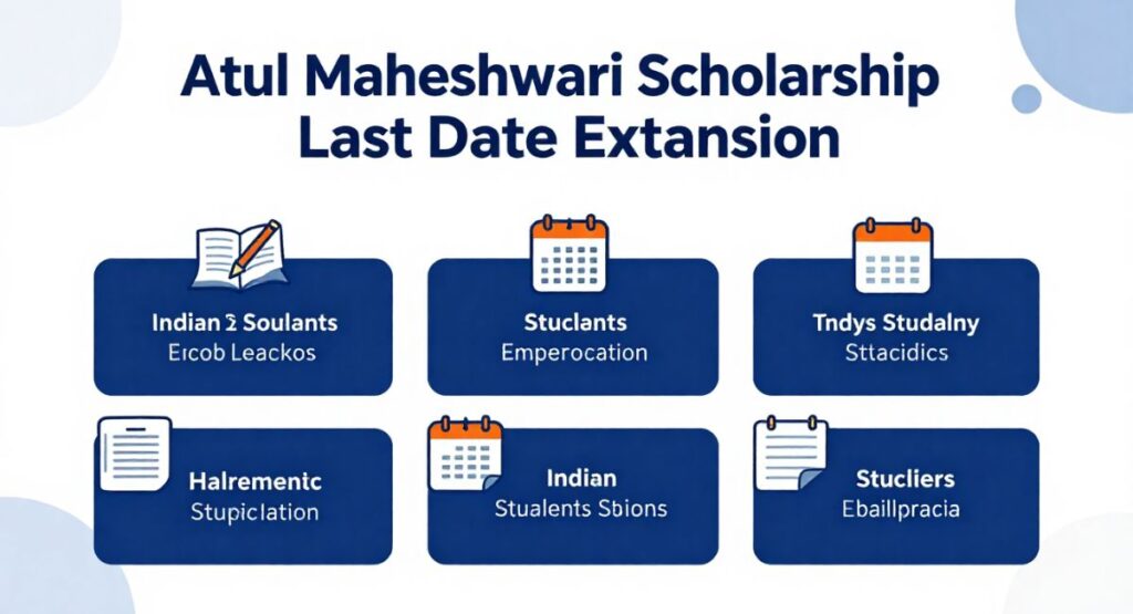 Atul Maheshwari Scholarship Last Date Extension