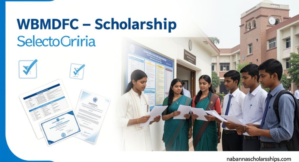 WBMDFC – Scholarship Selection Criteria