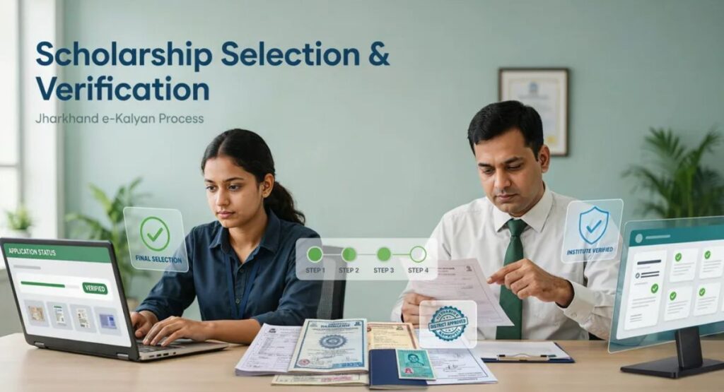 Jharkhand e-Kalyan Scholarship Selection and Verification Process