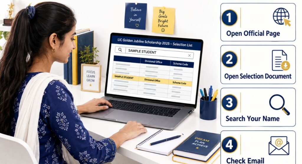 Benefits of LIC Golden Jubilee Scholarship 2025-26