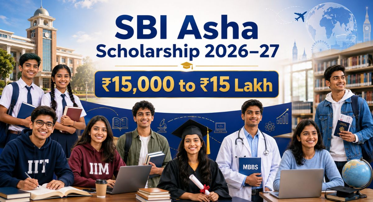 SBI Platinum Jubilee Asha Scholarship 2026–27: Eligibility, Amount, Last Date & Apply Online