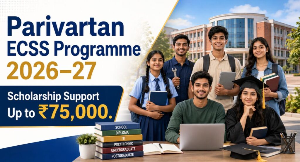 Parivartan ECSS Scholarship Amount