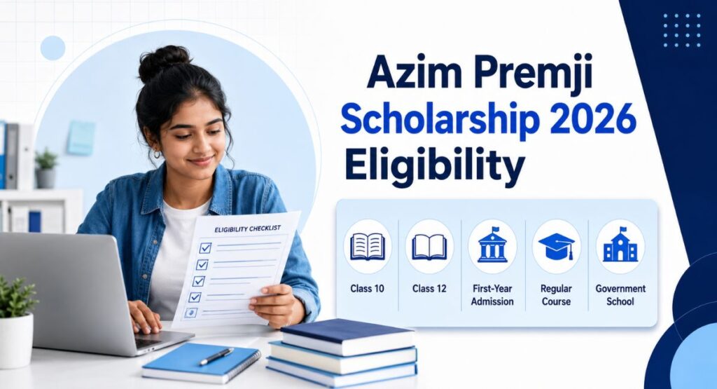 Azim Premji Scholarship 2026 Eligibility
